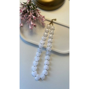 White Jelly Hearts