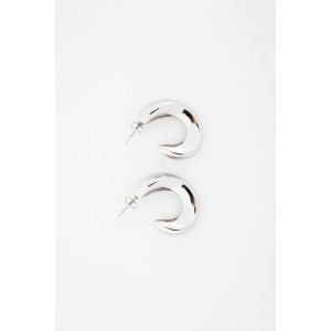 White Splash Earrings