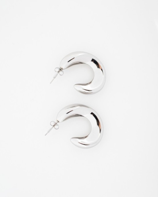 White Splash Earrings